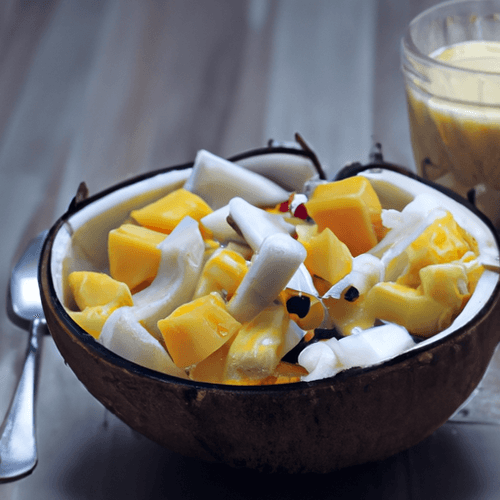 23144107-salade-de-fruits-exotiques-a-la-noix-de-coco-rapee