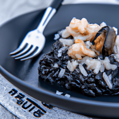 232732055-risotto-a-l-encre-de-seiche-et-aux-fruits-de-mer