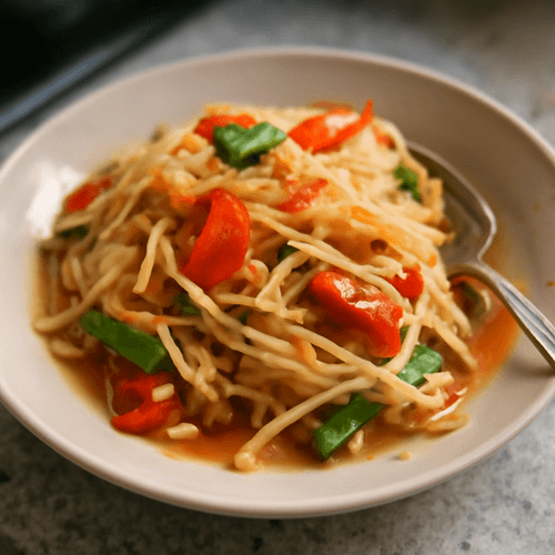 25195160-salade-de-papaye-verte-specialite-laotienne