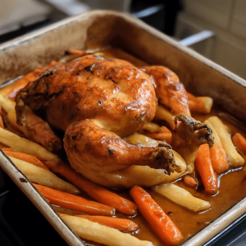 25195200-poulet-roti-du-midwest-a-l-erable