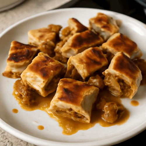25205120-bouchees-de-roti-canai-aux-restes-de-curry