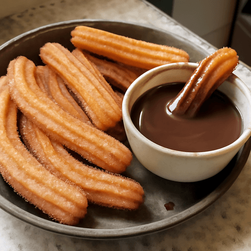 25245140-churros-classiques-avec-chocolat-chaud
