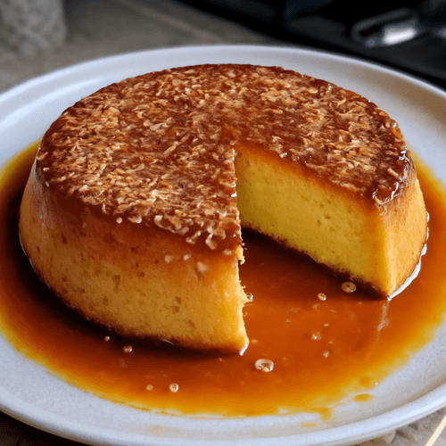 25285140-flan-a-la-noix-de-coco-vegetarien-style-cubain