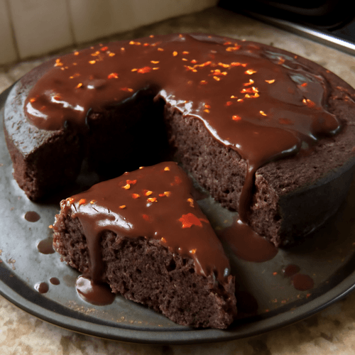 25305140-gateau-au-chocolat-et-piment-de-la-frontiere-tex-mex