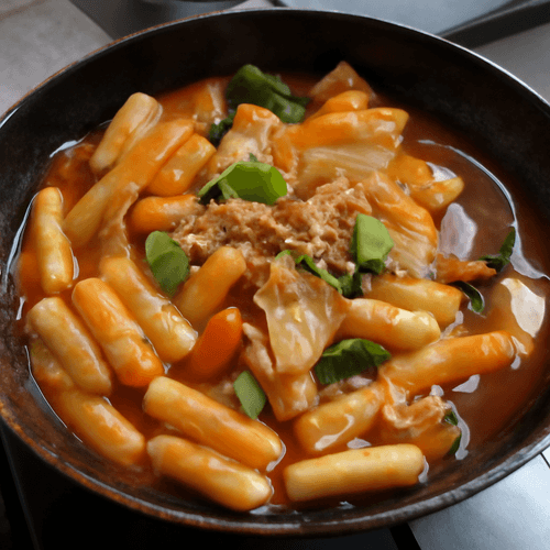25306100-tteokbokki-vegetarien-saute-de-gateaux-de-riz