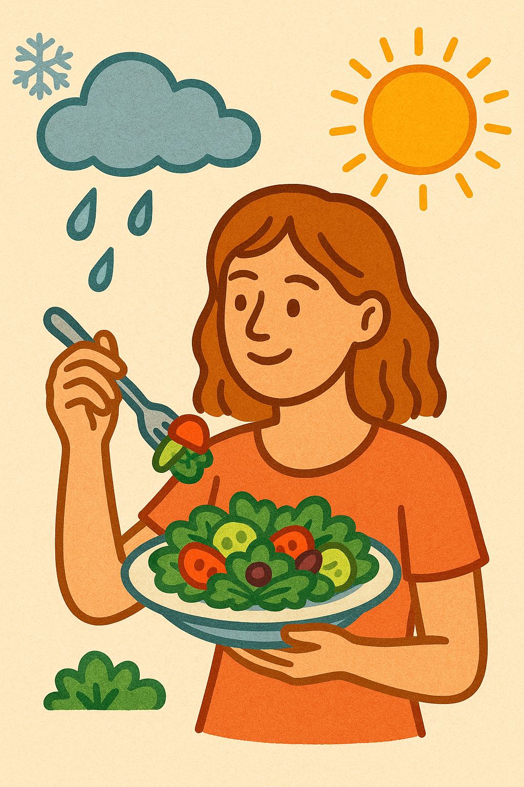 Comment la météo influence nos choix alimentaires