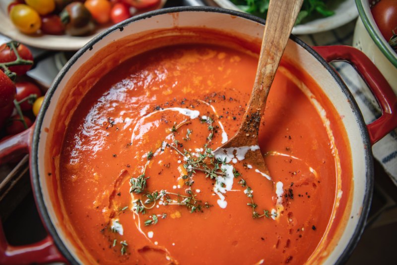 Sauce tomate à la crème fraîche - Nutriwi