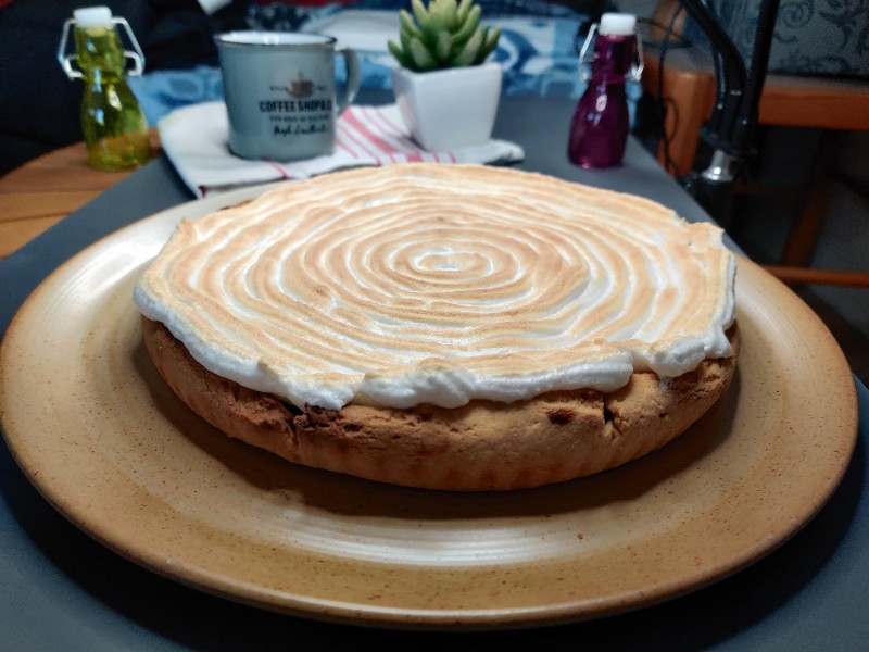 Tarte A La Rhubarbe Meringuee Nutriwi