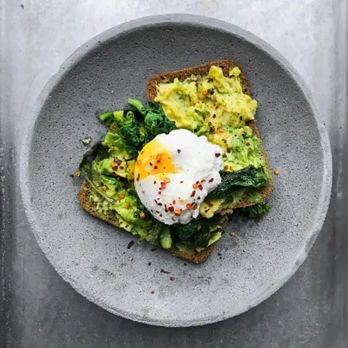 Toasts d’avocats à l’oeuf poché recipe