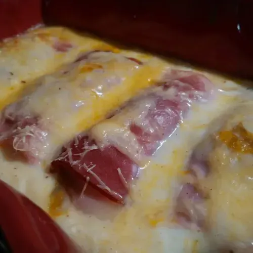 Endives braisées à la béchamel légère