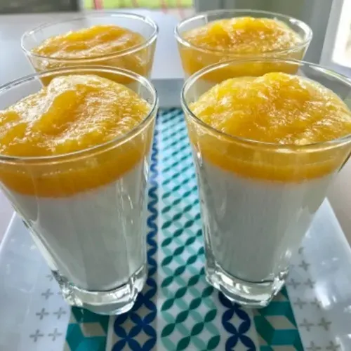 Panna cotta à la mangue