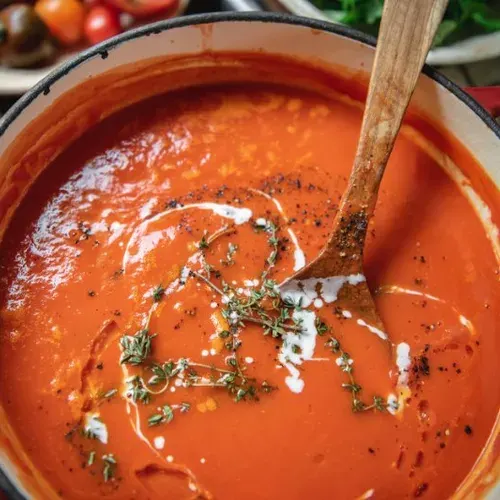 Sauce tomate à la crème fraîche
