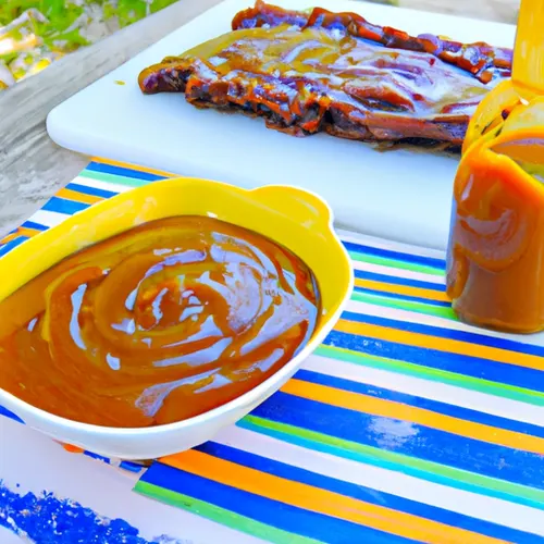 Sauce barbecue au miel et à la moutarde: une sauce sucrée-salée à base de miel, moutarde, ail et ketchup