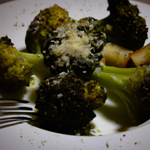 Brocolis rôtis au parmesan et au citron