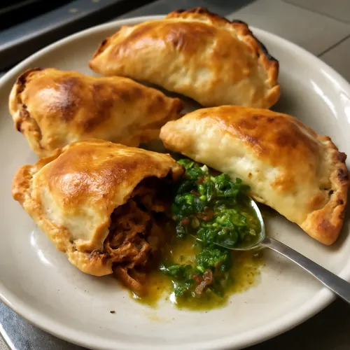Empanadas de chorizo et chimichurri fusion