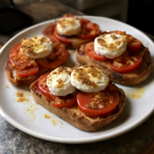Tartines Provençales au Fromage de Chèvre et Tomates