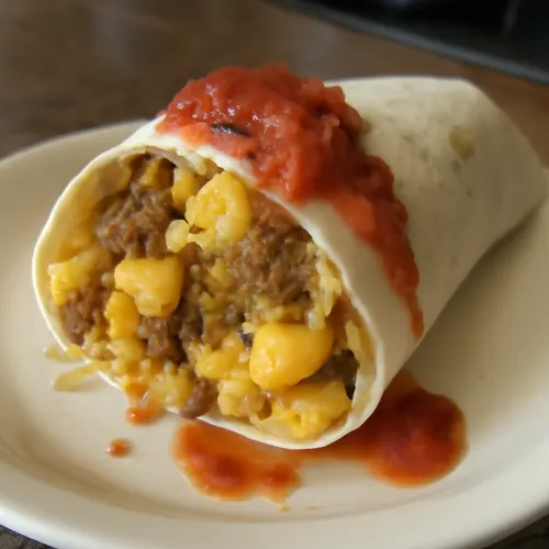 Burrito du petit déjeuner Midwestern