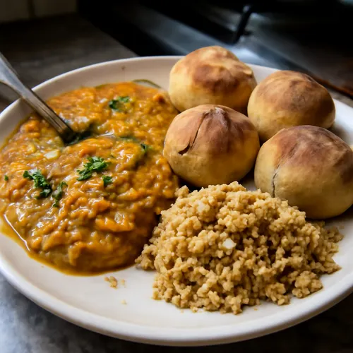 Dal Baati Churma: Plat principal Rajasthanais budgétaire