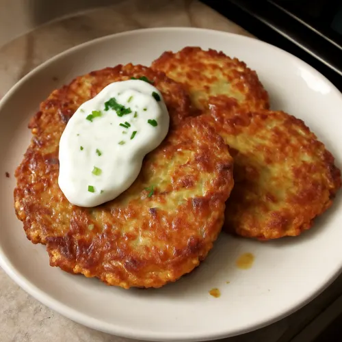 Placuszki Ziemniaczane - Galettes de Pommes de Terre
