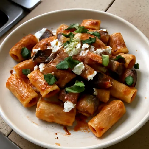 Pasta alla Norma Végétarienne