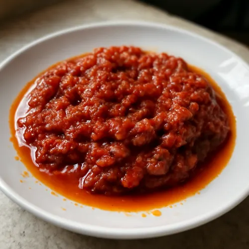 Sauce Harissa Tunisienne Maison
