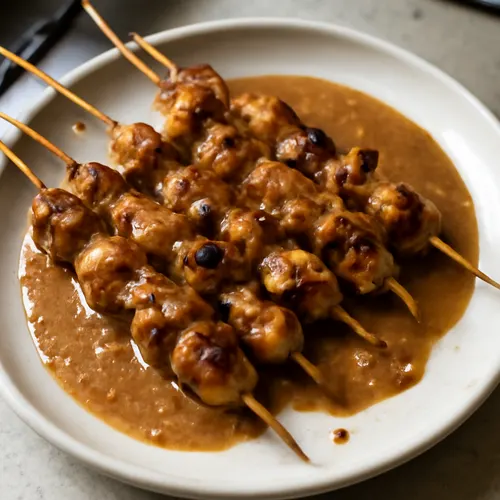 Sate Ayam: Brochettes de Poulet Indonésiennes